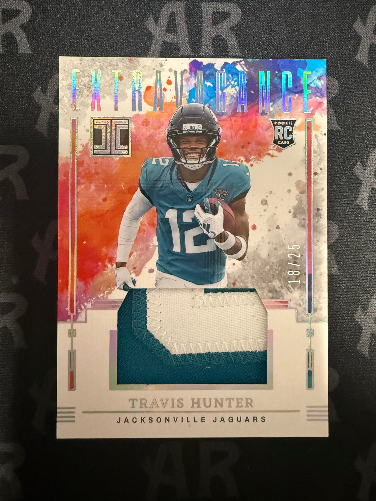 2025 Panini Impeccable #EP-THR Travis Hunter Extravagance Patch Silver /25