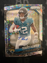 2025 Panini Prizm #301 Travis Hunter Prizm Rookie Autographs No Huddle