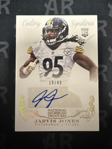 2013 Panini National Treasures #285 Jarvis Jones Century Gold Auto /49