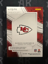2023 Panini Immaculate #CIJ-PM Patrick Mahomes II Clearly Immaculate Jerseys /99