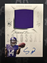 2015 Panini National Treasures Stefon Diggs Rookie Colossal Signatures /99