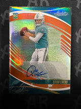 2025 Panini Absolute #170 Quinn Ewers Signature Rookies Spectrum Orange /75