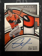 2023 Panini Immaculate Collection #8 Coby Mayo Black #/10