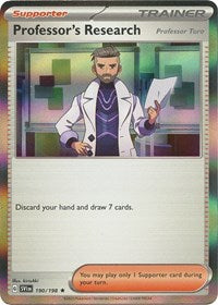Professor's Research (190) - SV01: Scarlet & Violet Base Set (SVI)