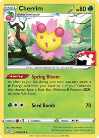 Cherrim (8) - Prize Pack Series Cards
