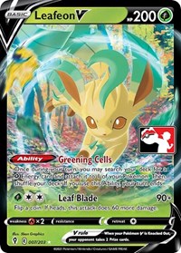 Leafeon V (7) - Prize Pack Series Cards