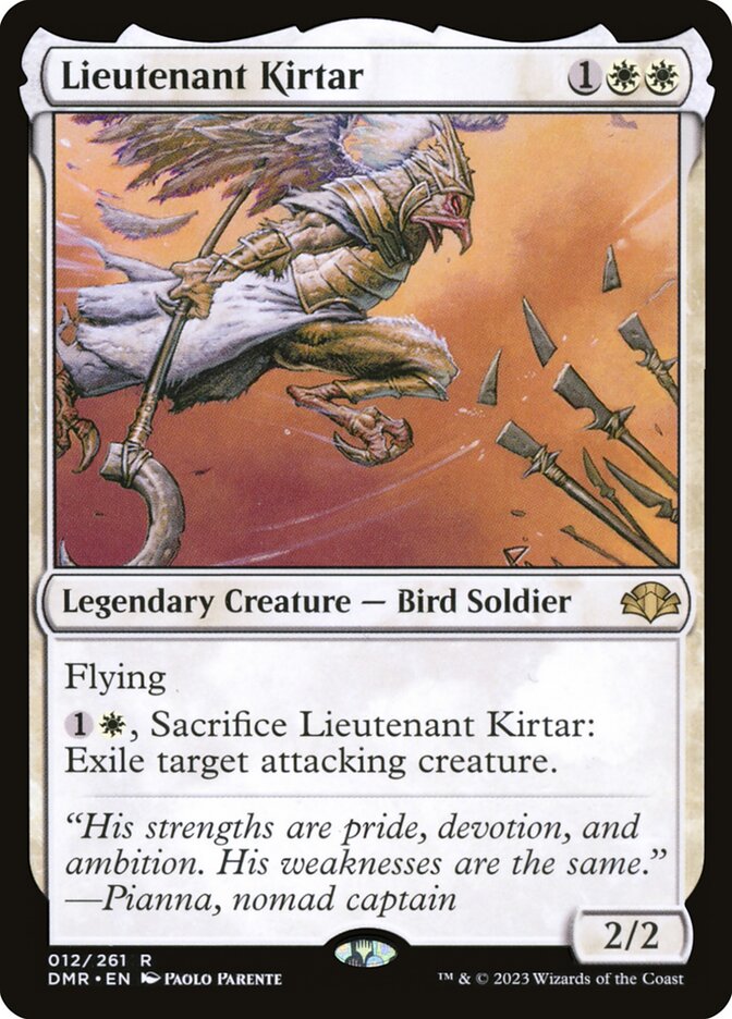 Lieutenant Kirtar (12) - Dominaria Remastered (DMR)