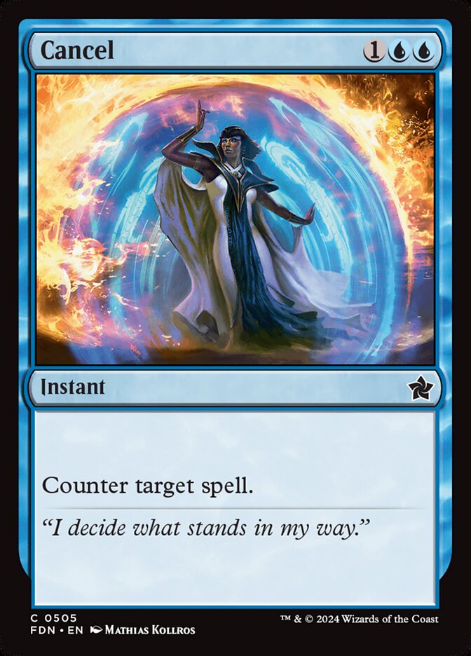 Cancel (505) - Foundations (FDN)