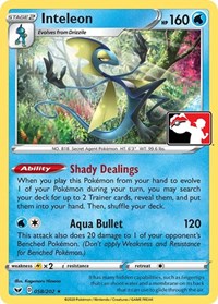 Inteleon (58) - Prize Pack Series Cards