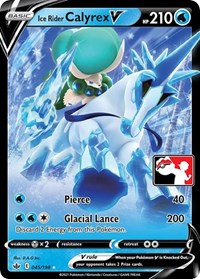 Ice Rider Calyrex V (45) - Prize Pack Series Cards