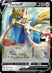 Zacian V (138) - Prize Pack Series Cards