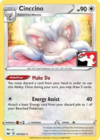 Cinccino (147) - Prize Pack Series Cards