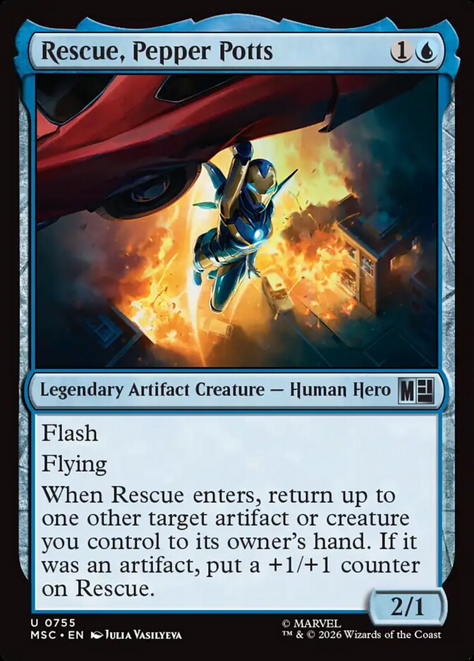 Rescue, Pepper Potts (755) - Marvel Super Heroes Commander (MSC)