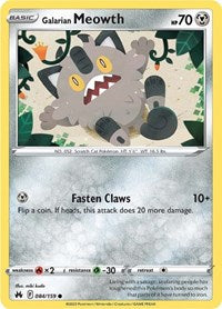Galarian Meowth (84) - SWSH: Crown Zenith (CRZ)