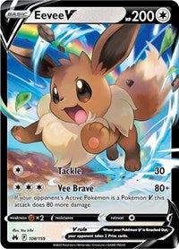 Eevee V (108) - SWSH: Crown Zenith (CRZ)