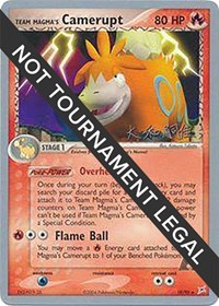 Team Magma's Camerupt - 2004 (Tsuguyoshi Yamato) (19) - World Championship Decks (WCD)