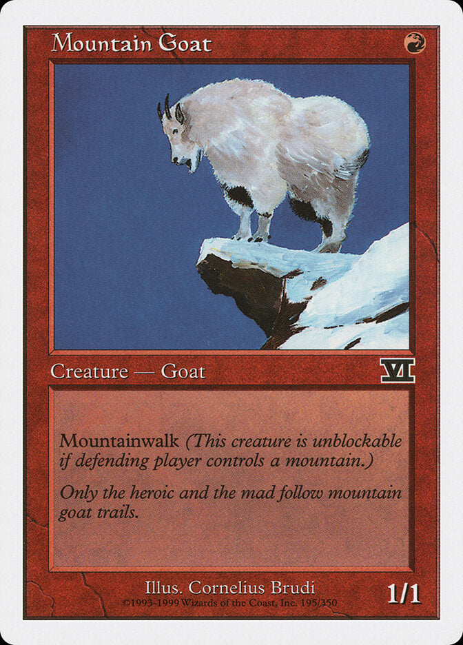 Mountain Goat (195) - Classic Sixth Edition (6ED)