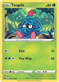 Tangela (4) - SWSH: Crown Zenith (CRZ)
