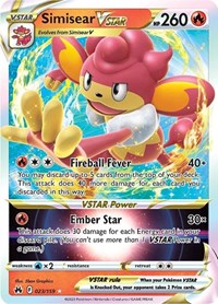 Simisear VSTAR (23) - SWSH: Crown Zenith (CRZ)