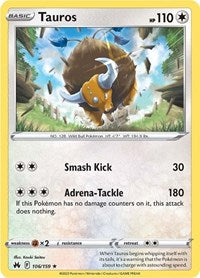 Tauros (106) - SWSH: Crown Zenith (CRZ)