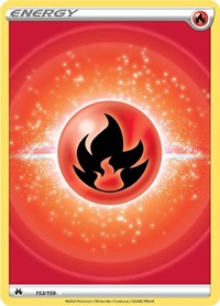 Fire Energy (Texture Full Art) (153) - SWSH: Crown Zenith (CRZ)