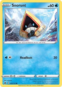 Snorunt (34) - SWSH: Crown Zenith (CRZ)