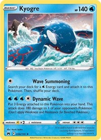 Kyogre (36) - SWSH: Crown Zenith (CRZ)