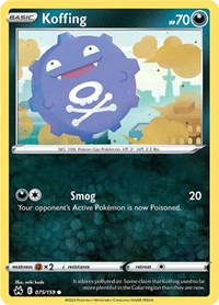 Koffing (75) - SWSH: Crown Zenith (CRZ)