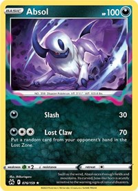 Absol (76) - SWSH: Crown Zenith (CRZ)