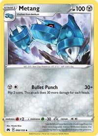 Metang (90) - SWSH: Crown Zenith (CRZ)