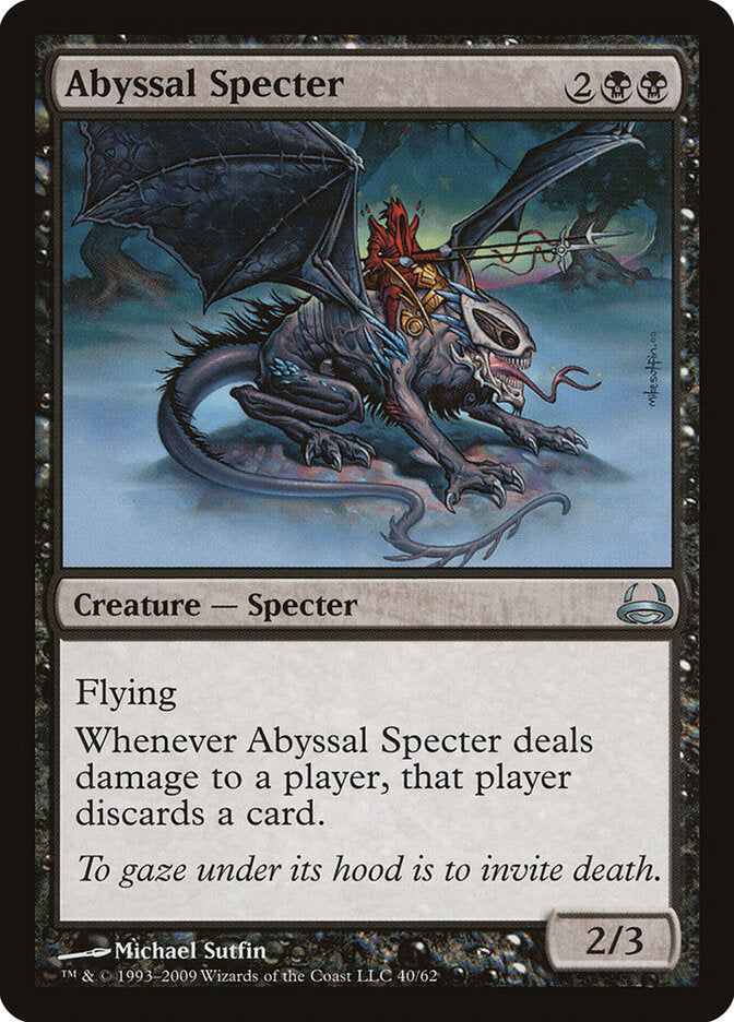 Abyssal Specter (40) - Duel Decks: Divine vs. Demonic (DDC)