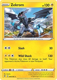 Zekrom - 060/185 (Cosmos Holo) (60) - Miscellaneous Cards & Products (MCAP)