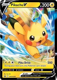 Pikachu V SWSH285 (SWSH285) - SWSH: Sword & Shield Promo Cards (SWSD)