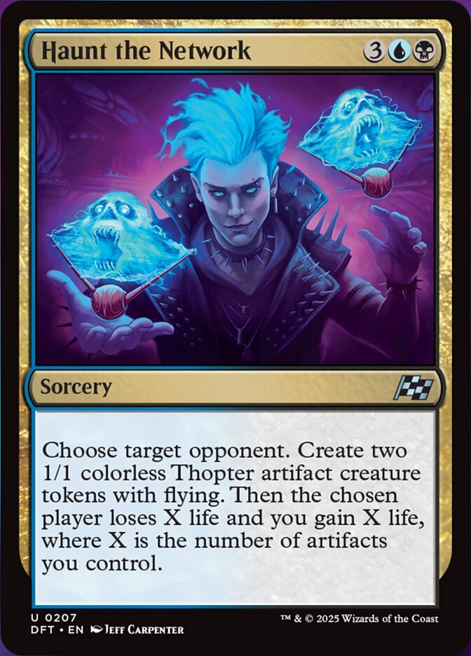 Haunt the Network - [Foil] Aetherdrift (DFT)