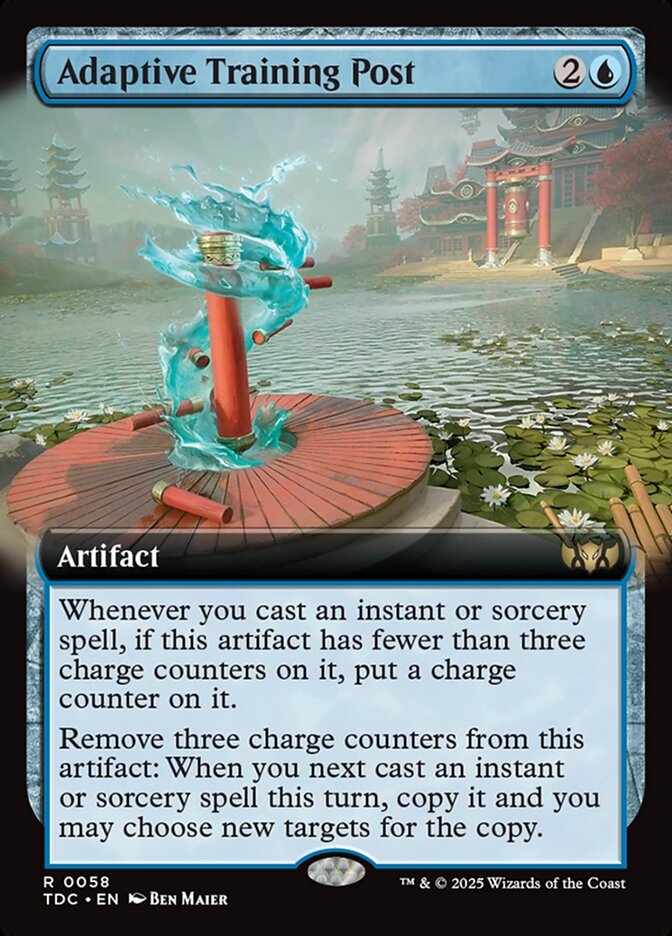 Adaptive Training Post - [Extended Art] Tarkir: Dragonstorm Commander (TDC)