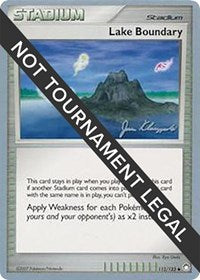 Lake Boundary - 2008 (Jason Klaczynski) (112) - World Championship Decks (WCD)