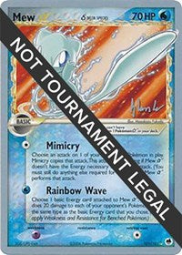 Mew Star (Delta Species) - 2008 (Dylan Lefavour) (101) - World Championship Decks (WCD)