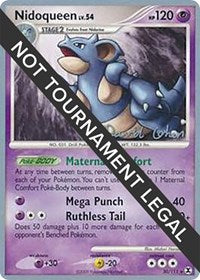 Nidoqueen - 2009 (David Cohen) (30) - World Championship Decks (WCD)