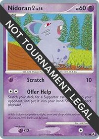 Nidoran F - 2009 (David Cohen) (71) - World Championship Decks (WCD)