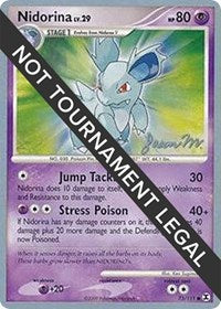 Nidorina - 2009 (Jason Martinez) (73) - World Championship Decks (WCD)