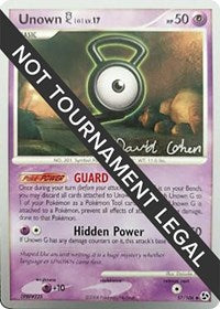 Unown - 2009 (David Cohen) (57) - World Championship Decks (WCD)