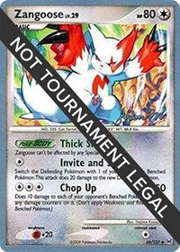 Zangoose - 2009 (Jason Martinez) (66) - World Championship Decks (WCD)