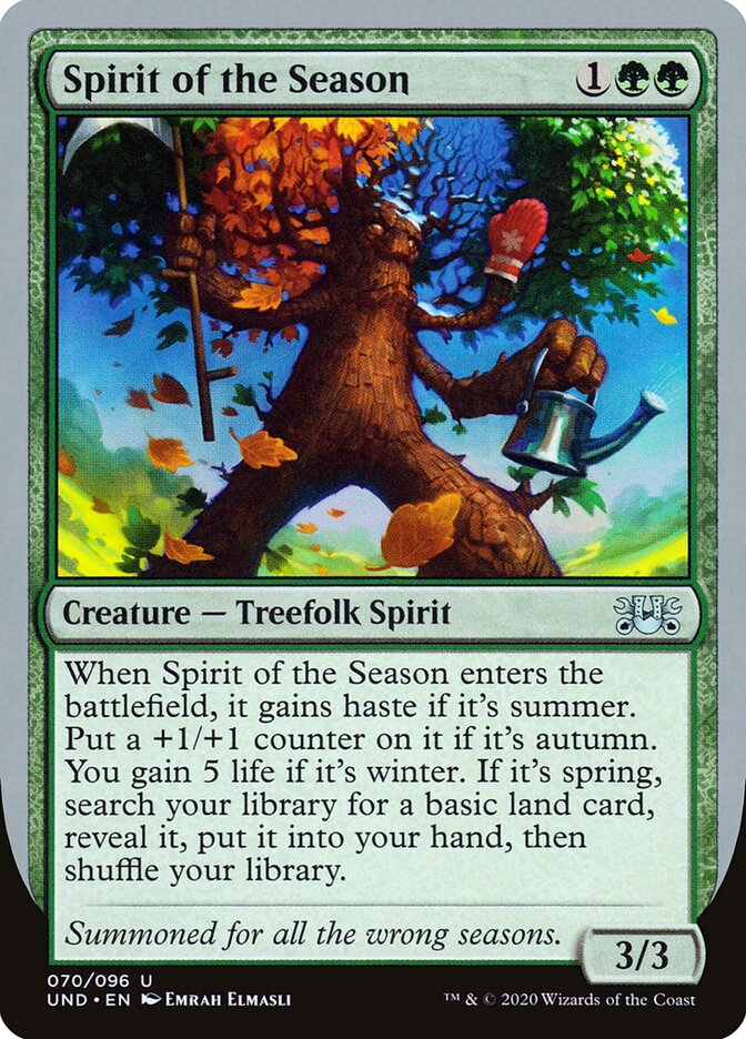Spirit of the Season (70) - Unsanctioned (UND)