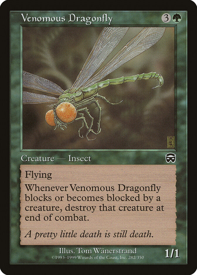 Venomous Dragonfly (282) - Mercadian Masques (MMQ)