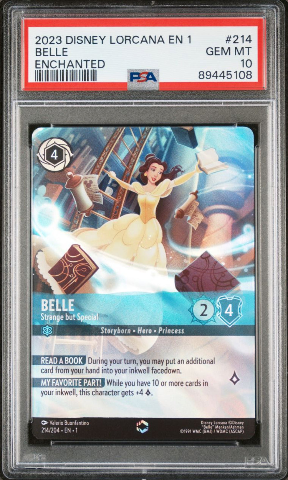 Belle - Strange but Special - [Foil, Enchanted, Graded PSA 10] The