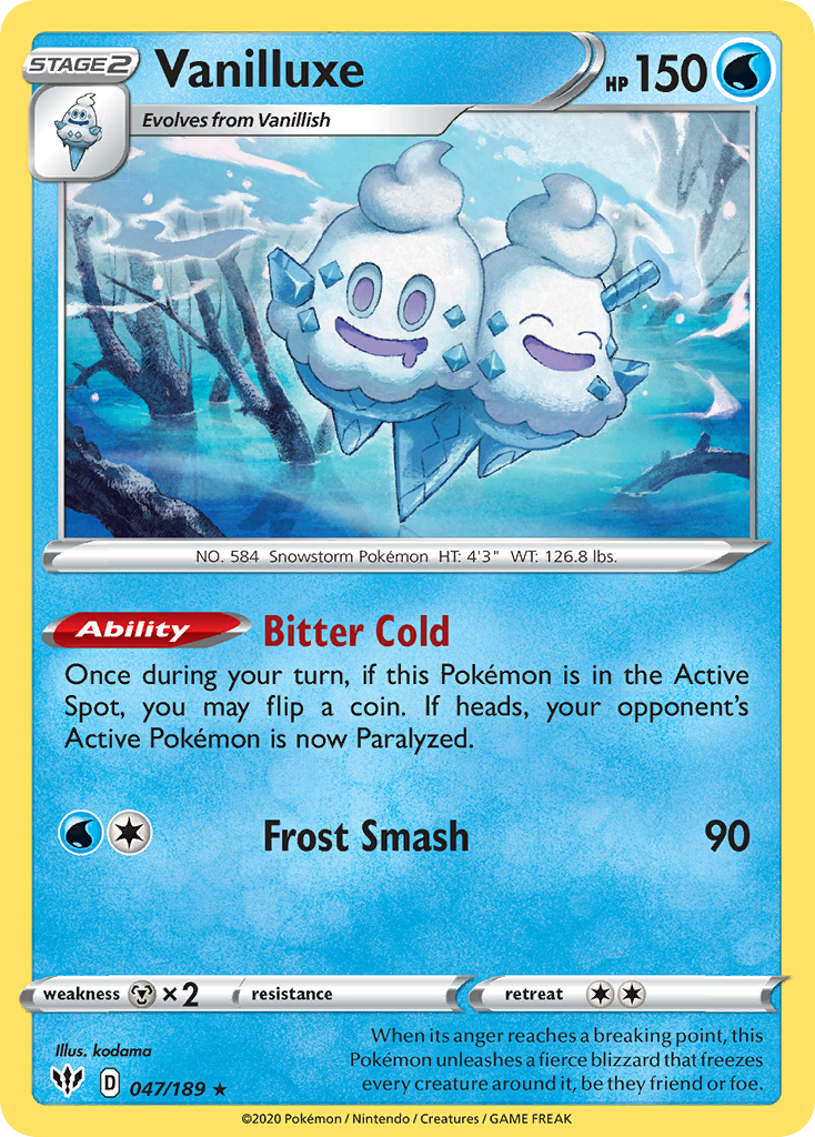 Vanilluxe (47/189) - Darkness Ablaze (DAA)