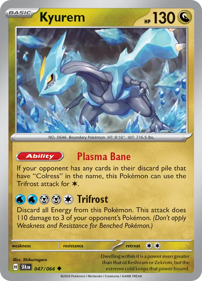 Kyurem (47/64) - [Reverse Holo] Shrouded Fable (SFA)