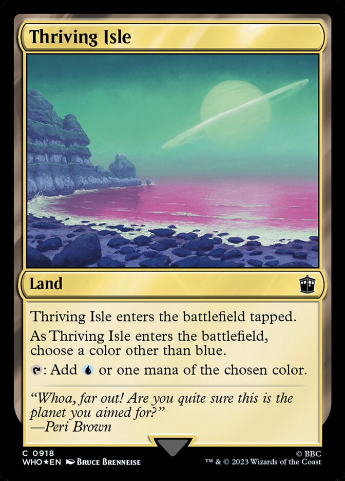 Thriving Isle (918) - Doctor Who (WHO)