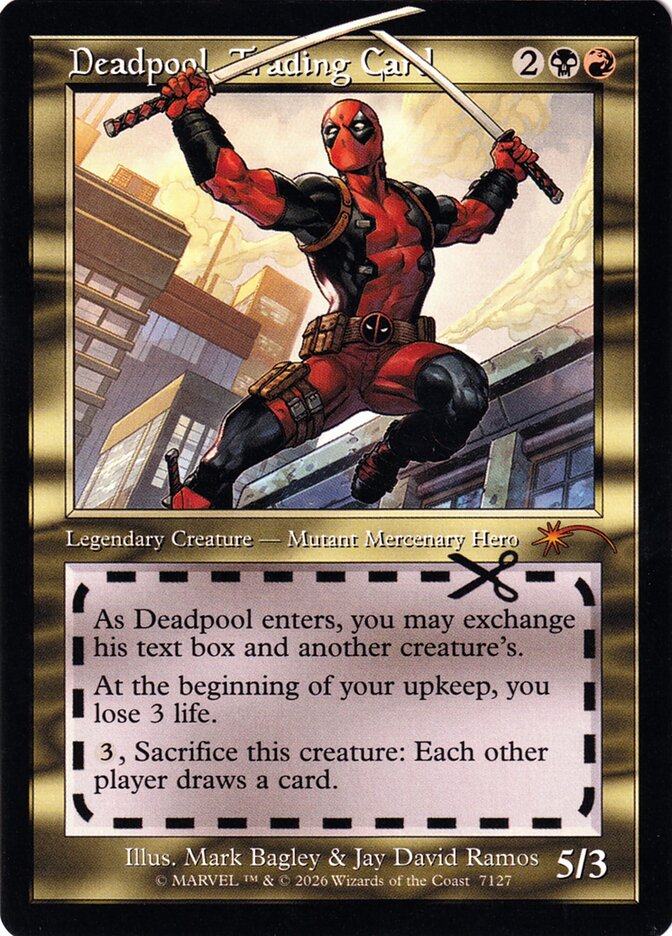 Deadpool, Trading Card (7127) - Secret Lair Drop (SLD)