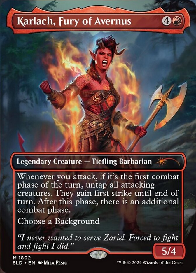 Karlach, Fury of Avernus (1802) - Secret Lair Drop (SLD)